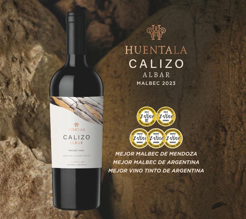 Huentala Calizo Albar Malbec 2023 el mejor vino del mundo en 2026