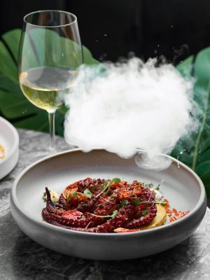 Maridaje Albariño con Pulpo Gallego